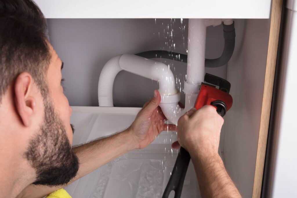Leak detection and repair technician locating hidden pipe leaks in Jacksonville, FL