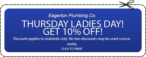 Plumbing Ladies Day 10% Off Coupon