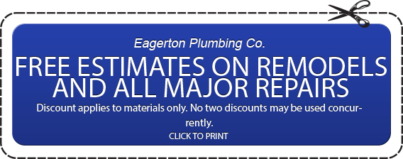Plumbing Free Estimate Coupon for Remodels Logo