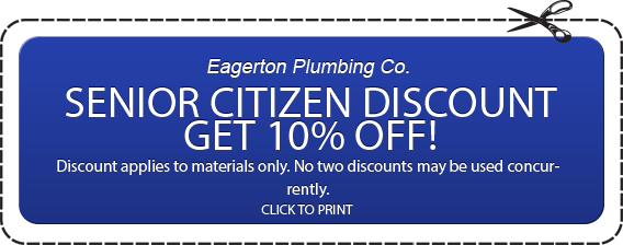 Plumbing Senior Citizen 10% Off Discount Coupon